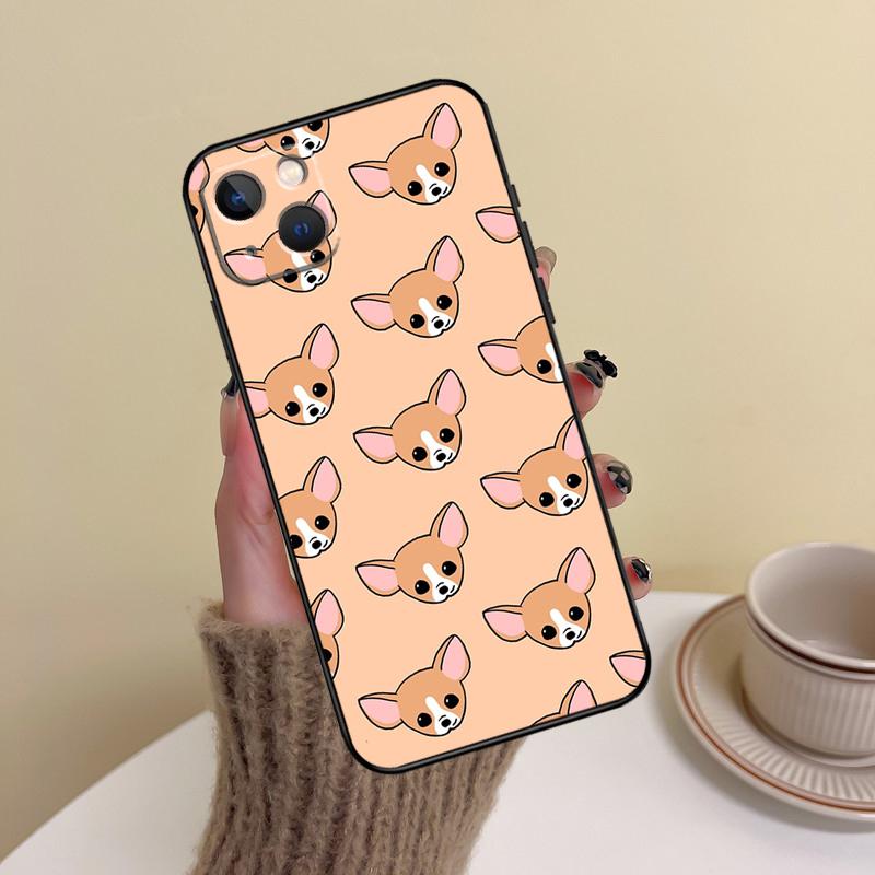 Chihuahua Dog Phone Case For iPhone 14 13 12 11 15 16 Pro Max 7 8 Plus X XR XS Max 12 13 Mini Cover Case
