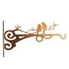 Wall Plant Hanger Metal Coated Wall-mounted Hook Rust-Proof Indoor Outdoor Bracket