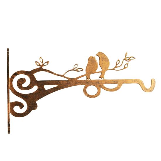 Wall Plant Hanger Metal Coated Wall-mounted Hook Rust-Proof Indoor Outdoor Bracket