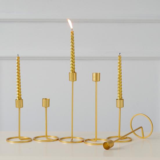 Eisen Handwerk Einzigen Kopf Kerzenhalter Leuchter Hochzeit Esstisch Dekor