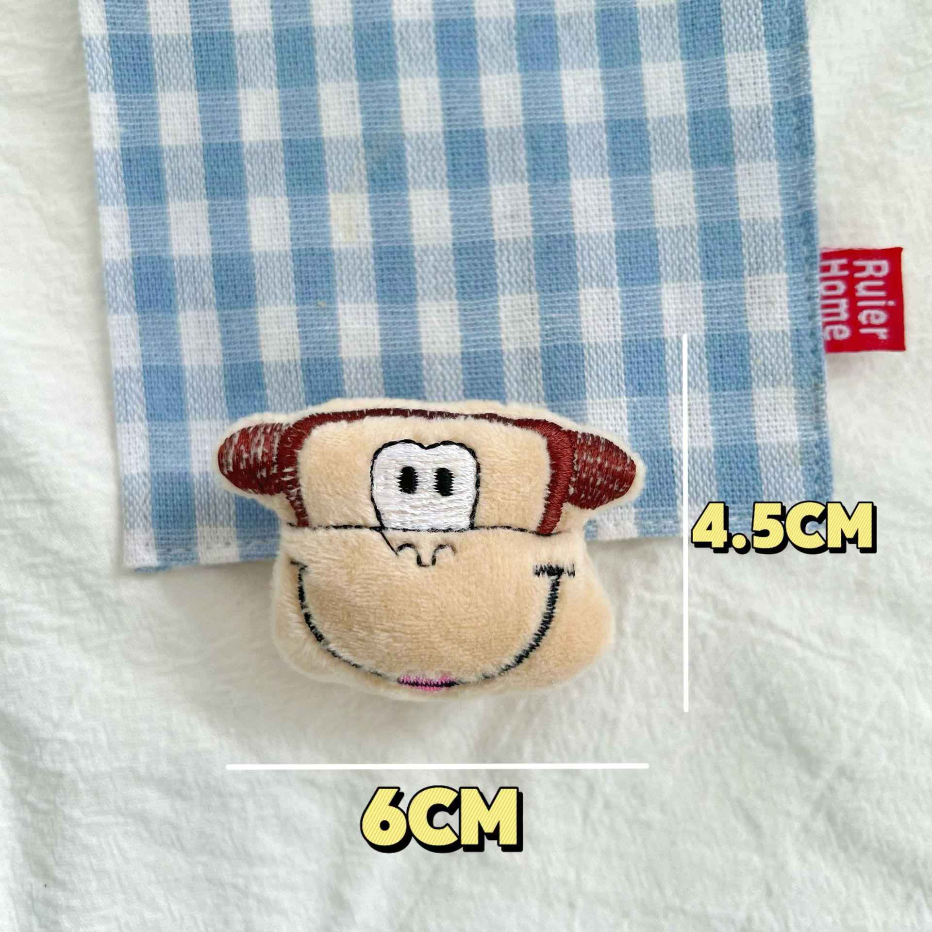 

Очаровательный мультяшный плюшевый набор: заколка для волос с обезьянкой и шарф – Милые и забавные аксессуары для детей