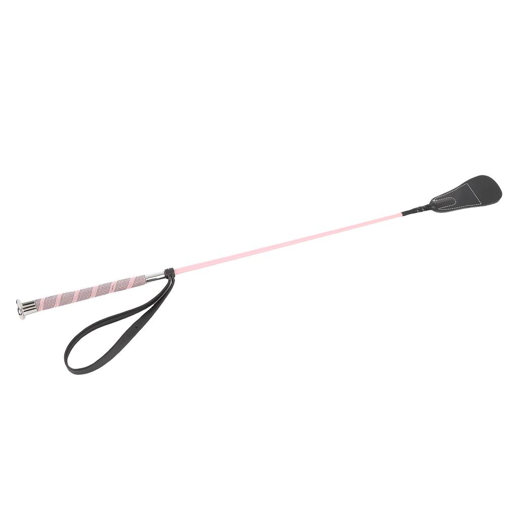 Riding Whip Horse Dressage Crop Equestrian Equipment 68cm with Rubber Wrist Strap Palm