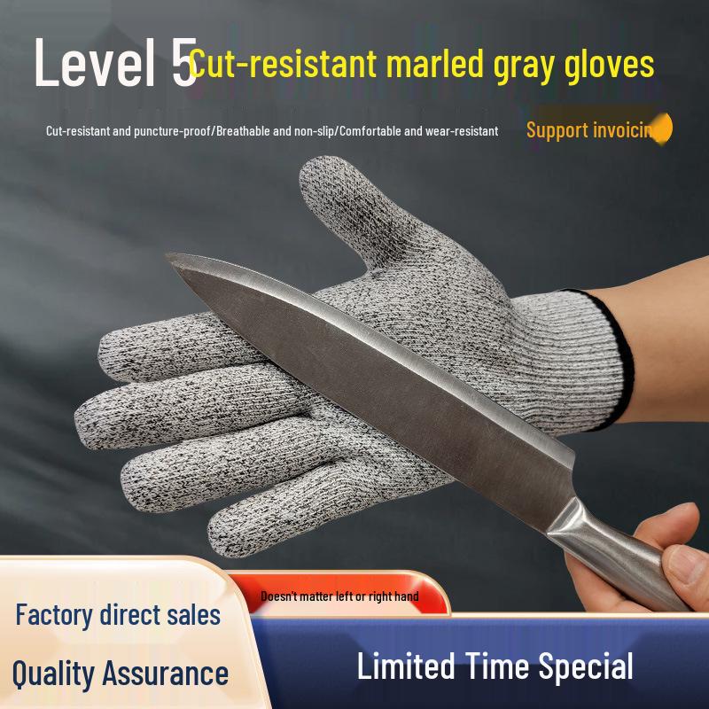 Level 5 Cut-Resistant Gloves for Labor Protection and Agricultural Work