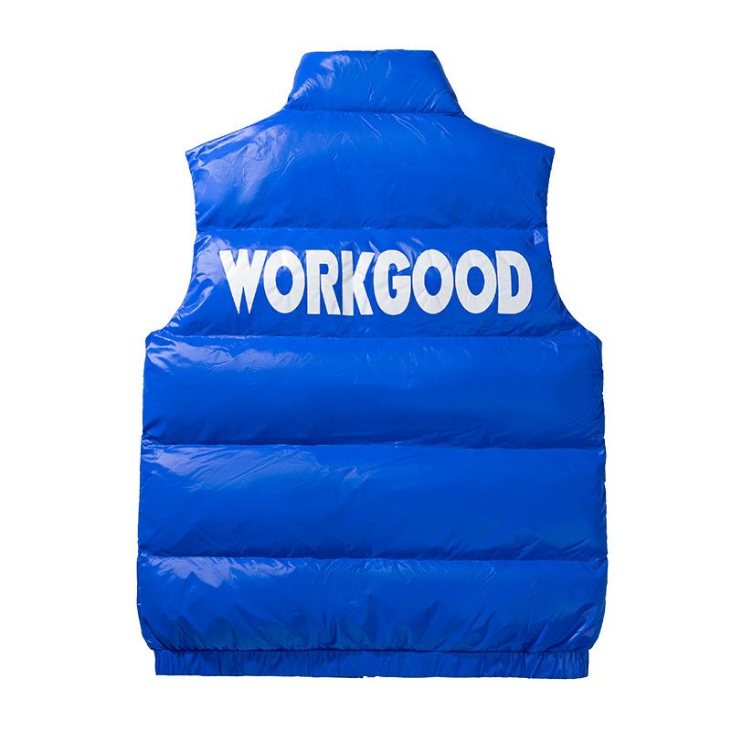 Jacket Warm Sleeveless Vest Winter Windproof Jacket Men's Zipper Down Vest