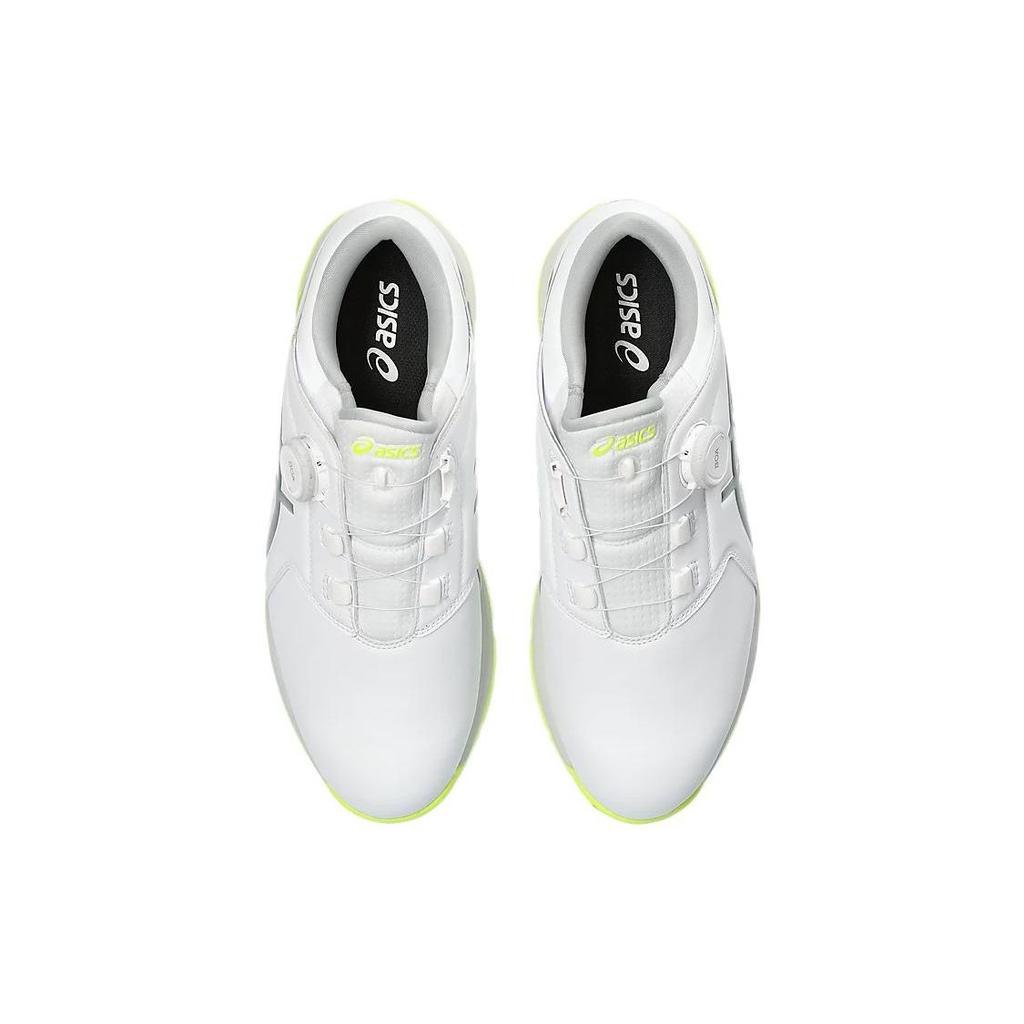 Asics Gel-Ace Pro Boa Breathable Comfortable Versatile Durable Low-Top Golf Shoes Men Sneaker Yellow White 1111A229-101