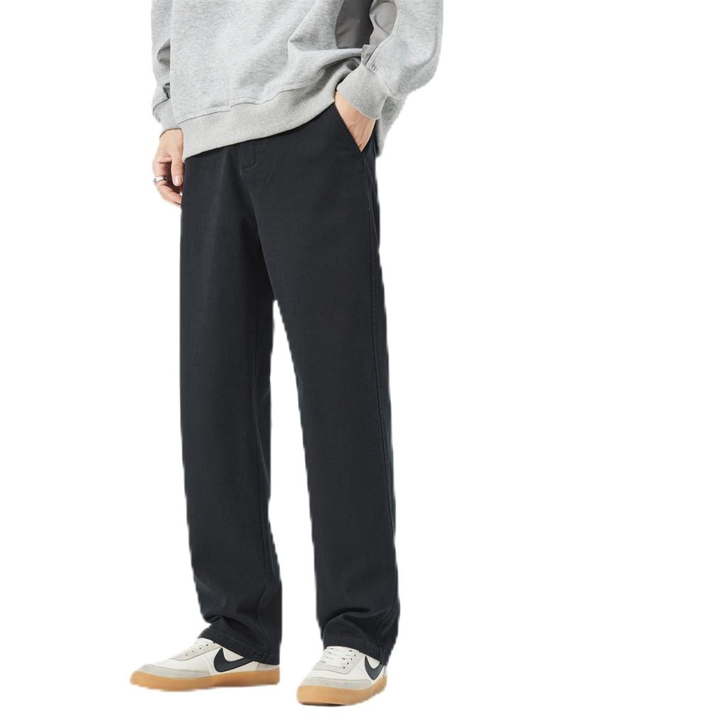 Afylln Stretch-Denim Cargo Bequem und Elastisch Größe 3XL Herren Fleecegefütterte Hose, Weiter Schnitt, Bequem, Militärstil, Leicht,