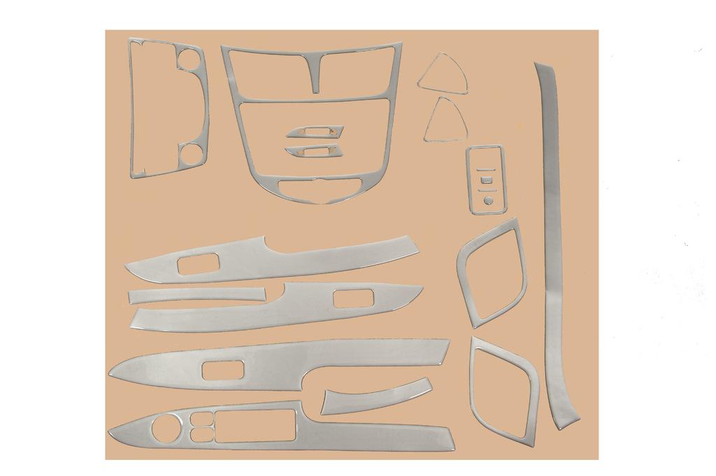 

Накладки на панель Алюминий для Hyundai Accent 2011-2017 гг