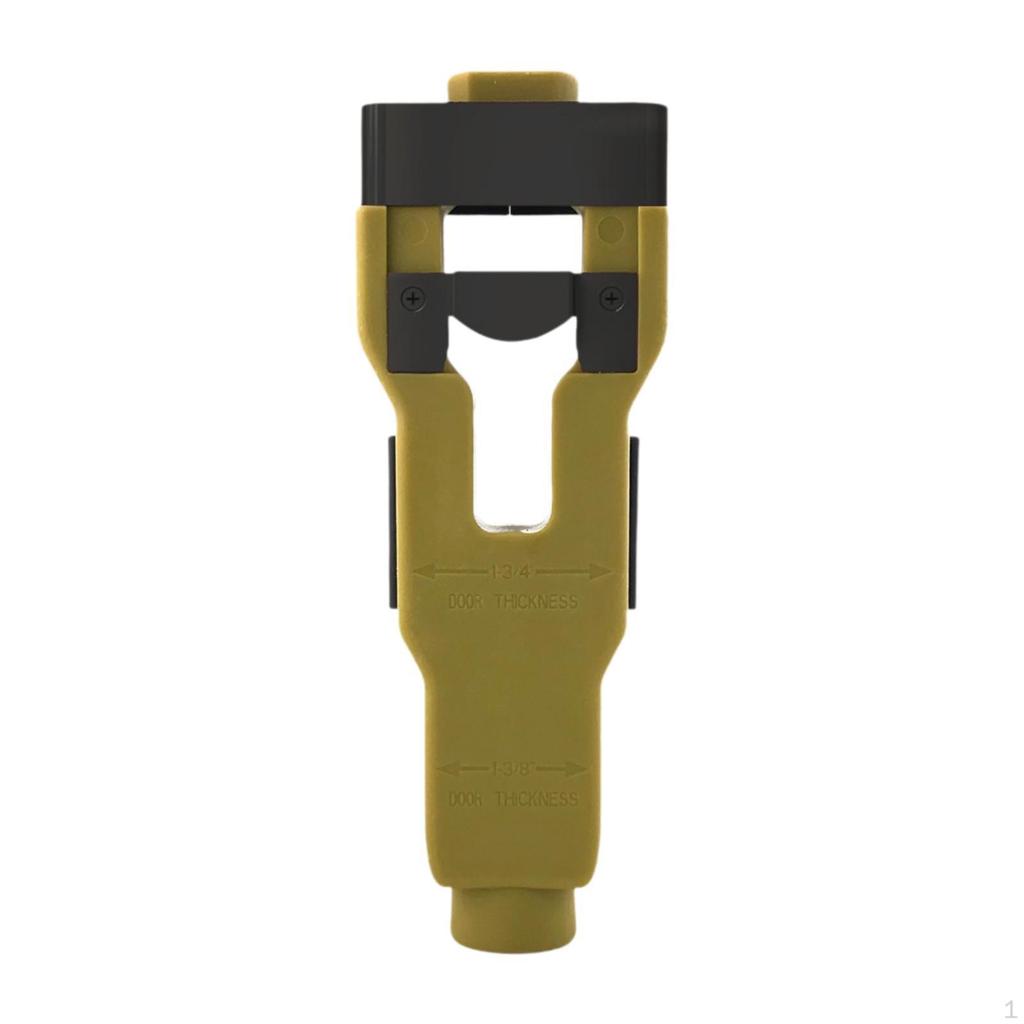 Door Latch Mortise Tool for 1-3/4" or 1-3/8" Easy to Carry Thick Wooden Efficient