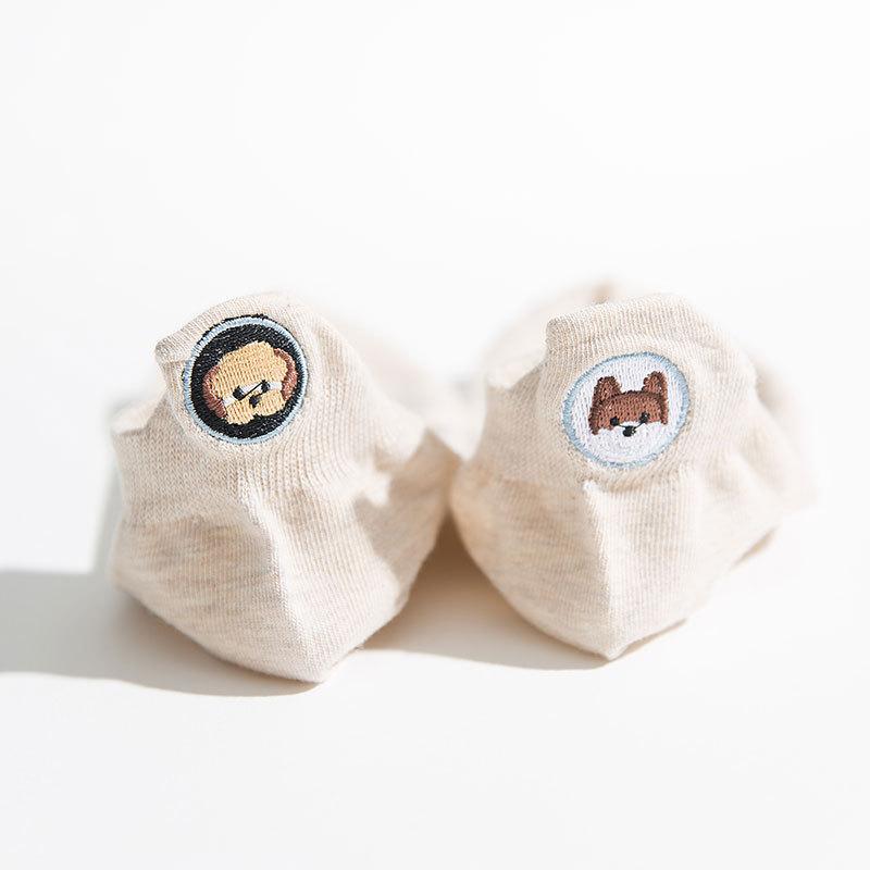 Warm Harajuku Cute Embroidery Animal Funny Socks Women Kawaii Japanese Skarpetki Socks Novelty Cotton Calcetines Mujer Sokken