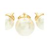 TORY BURCH Double T LOGO Pendant Brass Earrings Women's Gold 153672-gold F