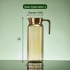 Commercial Striped Acrylic Plastic Cold Water Pitcher
