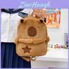 Adorable Mochila de Peluche de Capibara Nueva Para Niñas Gran Capacidad Linda Bolsa Escolar