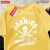 Koszulki The Goonies Never Say Die Męskie Damskie Wygodna Koszulka z Okrągłym Dekoltem Oddychające Bawełniane Koszulki Uliczna Luźna Odzież dla Par