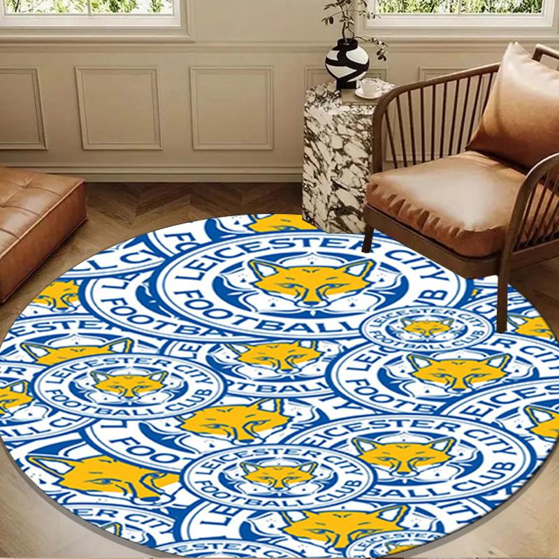 1PC rug Fc Crest Design Round mat Home Decor, Chair rug For livingroom,Bedroom, doormat home decor Birthday Gift Christmas Gifts
