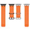 Ocean Silicone Sports Band for Apple Watch Ultra2 49mm Series 10 46mm Soft Loop Strap for Series 9 8 7 6 5 4 SE 45mm 44mm Correa