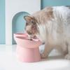 1pc Ceramic Cat Bowl Dog Bowl Cute Slant Mouth Single Bowl Neck Protection High Foot Bowl Dog Basin Anti Overturning