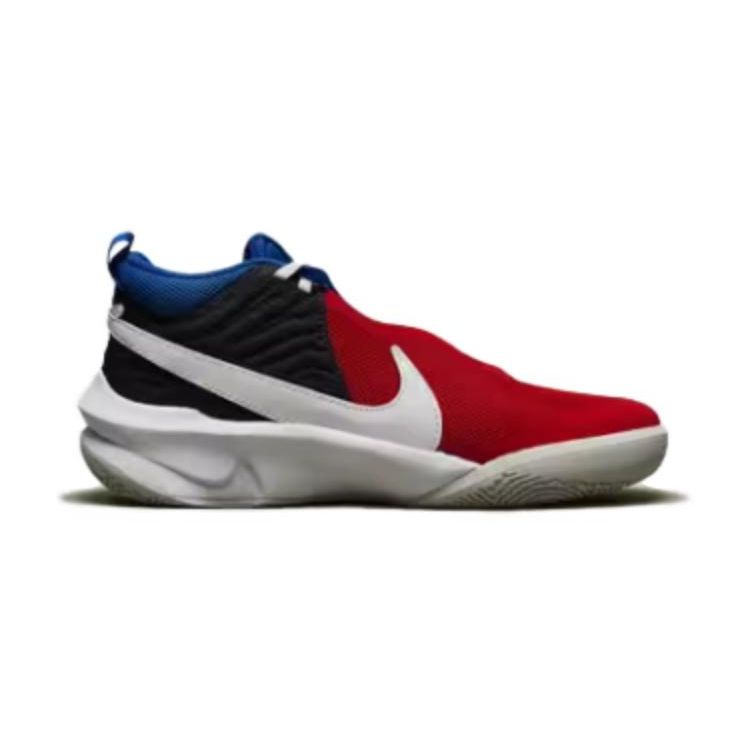 Nike Team Hustle D10 GS University Red Game Royal Kids Sneakers Off-Noir White CW6735-005