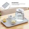 1pc Double Layer Drain Tray Large Size Pp Material Household Cup Washing Draining Rack Kitchen Storage Tray Drying Mat Tableware