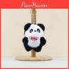 Heart Love Bib Panda Plush Keychain Toy Cartoon Stuffed Doll Decoration Gift