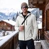 Men's Winter Cotton Padded Jacket for Outdoor Hiking and Mountaineering Sports