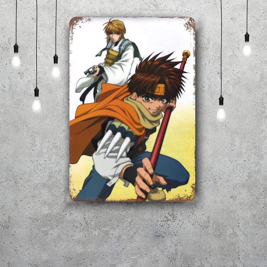 saiyuki Decor Vintage Metal Signs Tin Signs Captain Poster Decor for Bar Pub Club Man Cave Wall Decoration