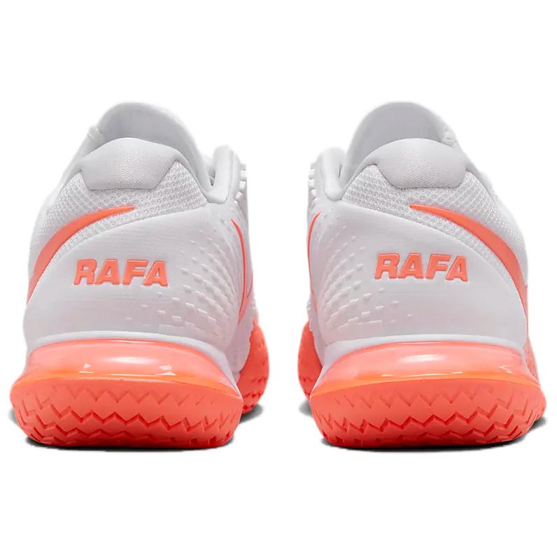 Nike Court Zoom Vapor Cage 4 Rafa Hvit Bright Mango Herre Sneakers DD1579-106