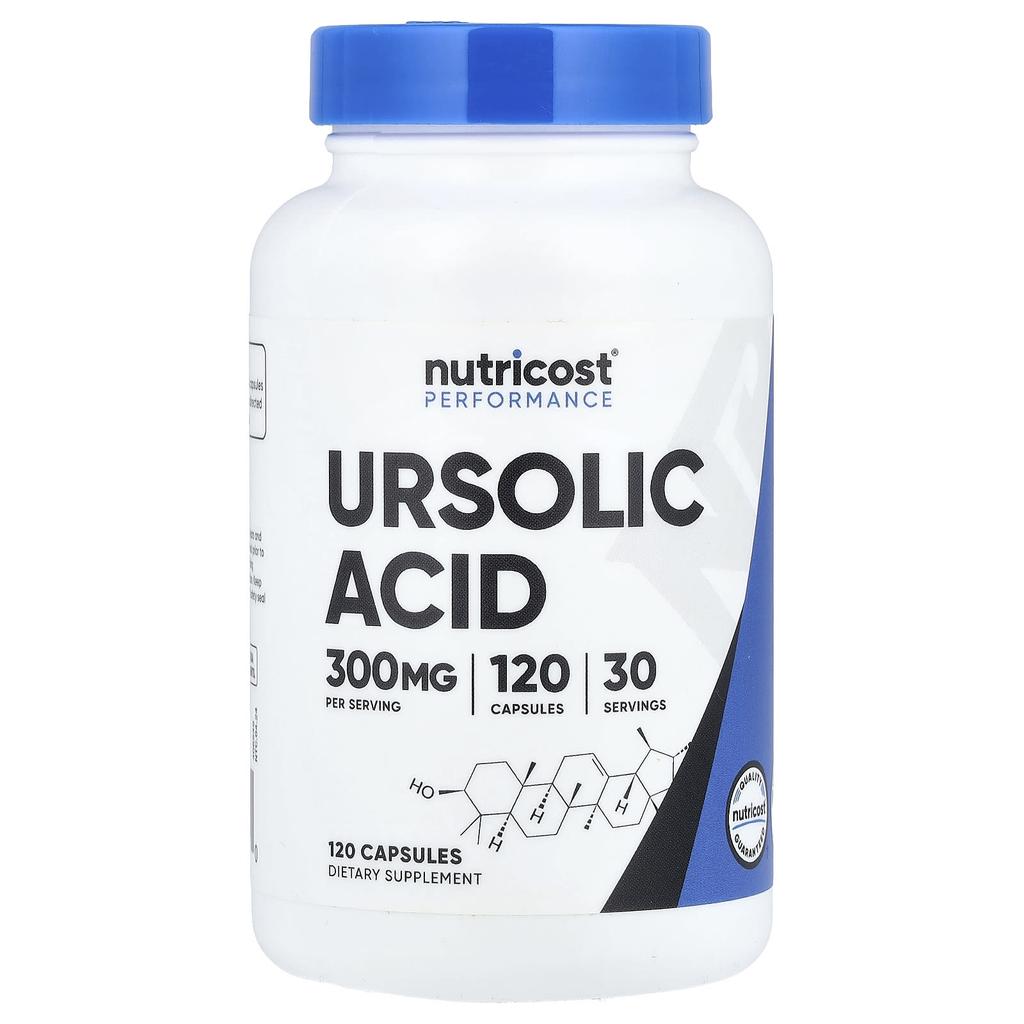 Nutricost, Athletic Performance, Ursolic Acid, 120 Capsules (75mg per capsule)