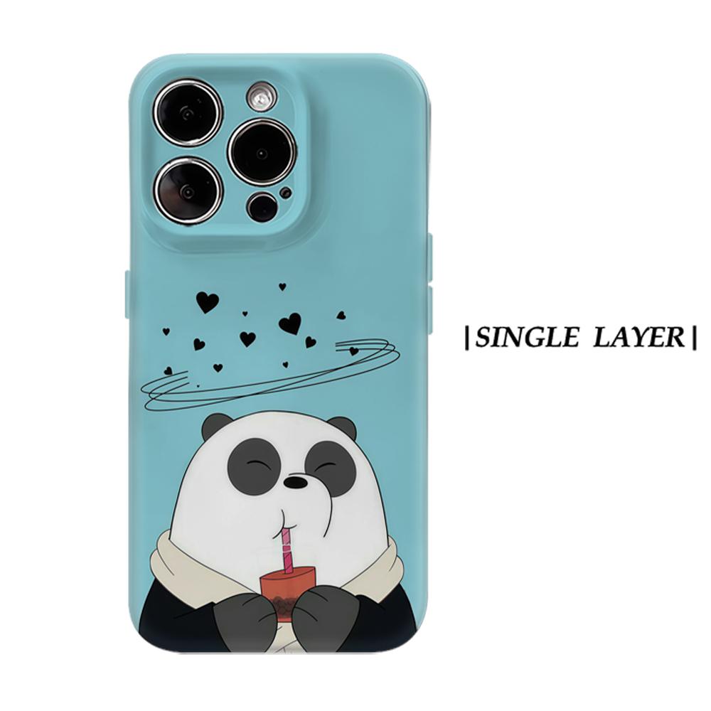 

Boba-Loving PandaFor Magnetic Phone Case for IPhone 17 16 15 14 13 Pro Max Plus Single Double-layer Tough Case IPHONE17PROMAX