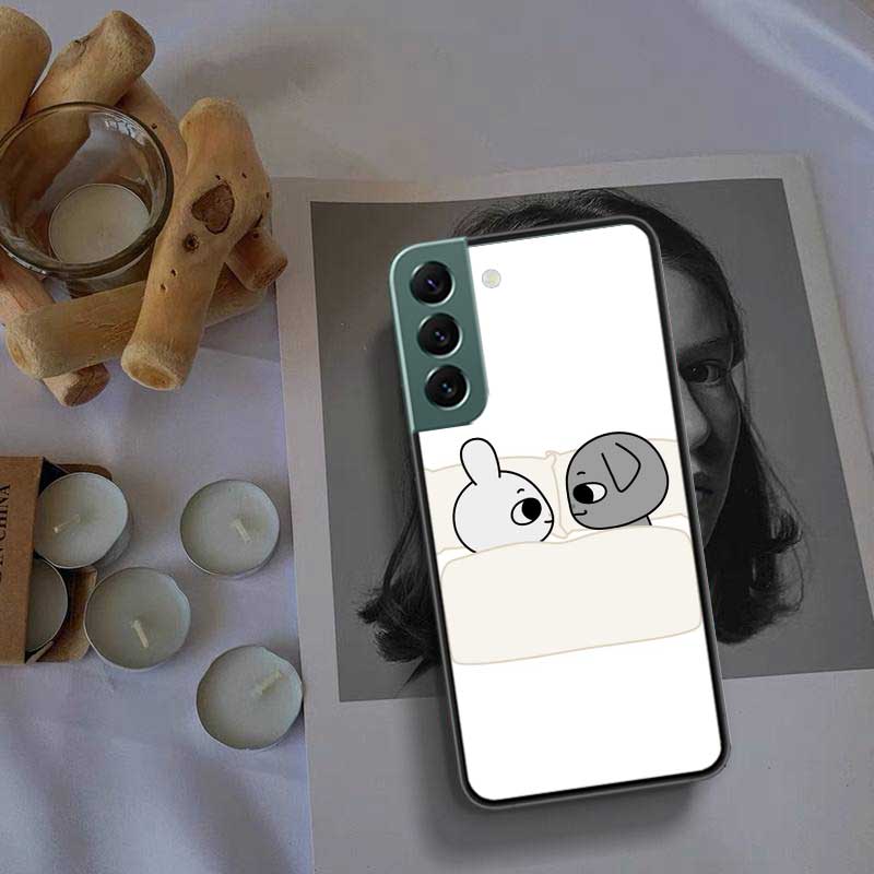 

Cute Cartoon K-Kkamang Phone Case For Samsung Galaxy S22 S25 Ultra S21 S10 Plus S26 Edge S20 S23 S24 FE Cover Silicone Soft Samsung S20 FE