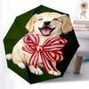1 szt. Pies, Kok Automatyczny Otwieranie/Zamykanie Składany Parasol, Kompaktowy Przenośny Parasol Podróżny, Idealny na Urodziny/Święta, Uroczy Parasol y042