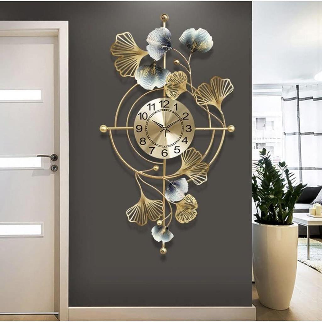 Metal Wall Clock for Living Room Designer Big Unique Clock for Wall Antique Handcrafted Wall Clock
