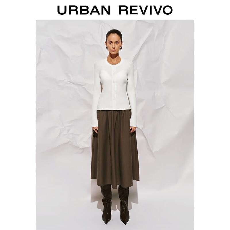 

Женский вязаный кардиган в рубчик на пуговицах XL