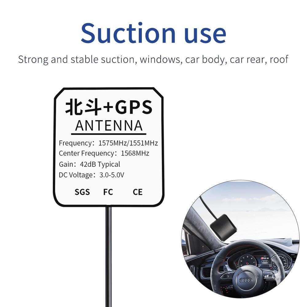 Factory Supply Glonass Gnss Waterproof Bd Car Gps Antenna Rg174 Cable Farka Gps Antenne Connector External Active Gps Antenna