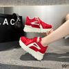 Uno style 8cm early autumn thick-soled Forrest Gump shoes women's autumn small inner height increase women's shoes casual sports shoes