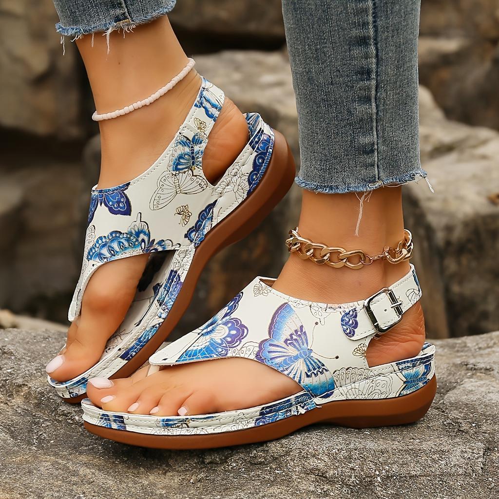 Fashion Women Wedge Sandals Summer New Fashion Anti-slip Designer Shoes for Women Beach Flip Flops Comfortable Slip on Platform Sandals