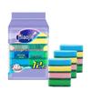 MIAOJIE 12-Pack Multi-Color Kitchen Sponge Scouring Pads
