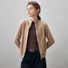 Komomoka Women's Thickened Cashmere Zipper Cardigan