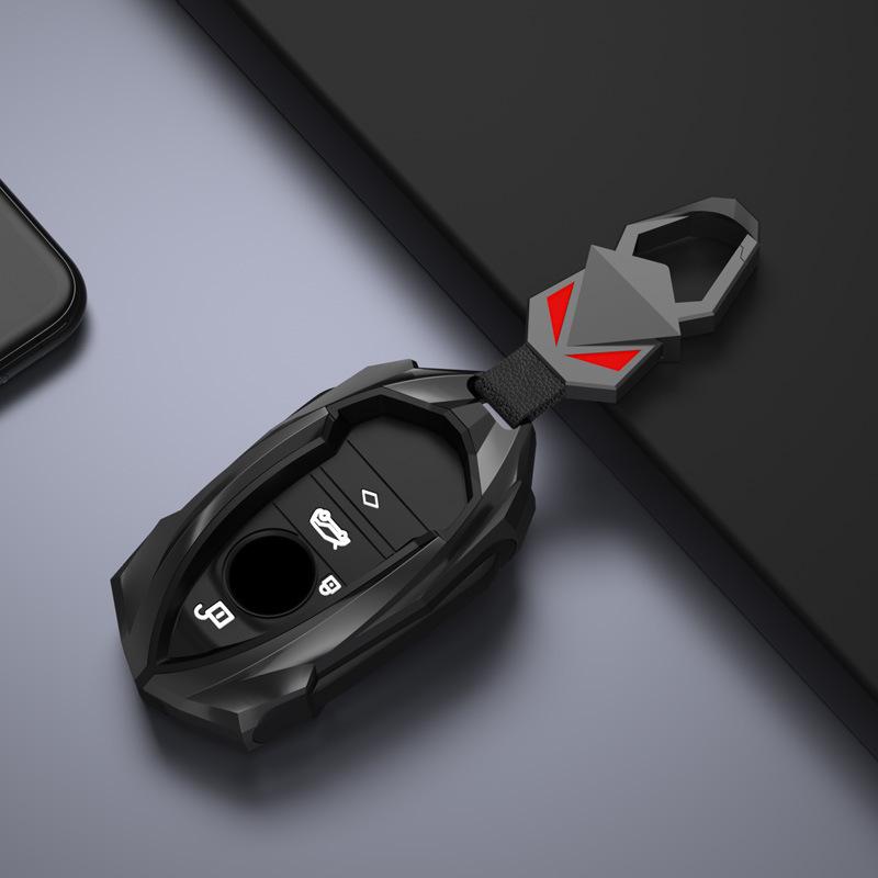 Pouzdro na klíč BMW i3/i8: Kovový kryt a přezka pro dálkové ovládání