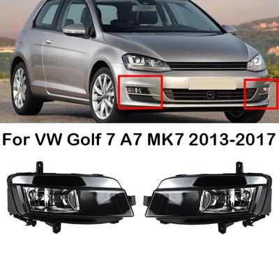 5GG941661 5GG941662 Left Right Front Bumper Fog Light Fog Lamp With Halogen Bulbs For VW Golf 7 A7 MK7 2013 2014 2015 2016 2017