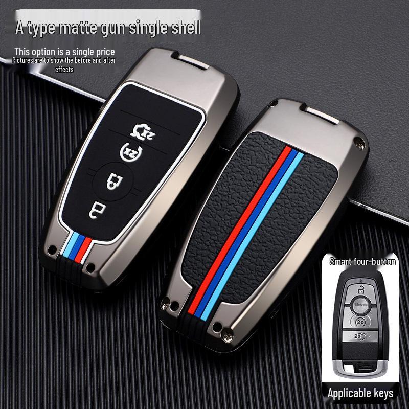 2020 Ford Escape & 2022 Mondeo Edge Two-Button Car Key Case