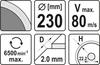 YT-59975 YATO DIAMOND BLADE 230MM FOR CERAMIC