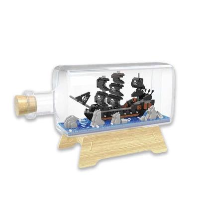 Large Nanoblock Pirate Ship Bottle (2710wh)