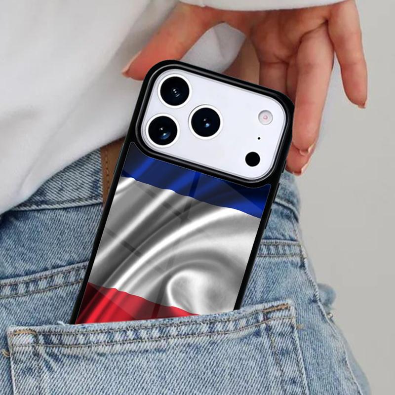 France Flag Phone Case for iPhone 16e 15 14 13 12 17 Pro Max Plus Air 17pro Cover Coque