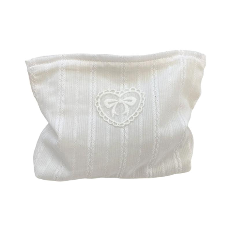 Spacious Bows Cosmetic Bag Practical Makeup Pouch With Spacious Interior And Compact Portable Structure For Essential