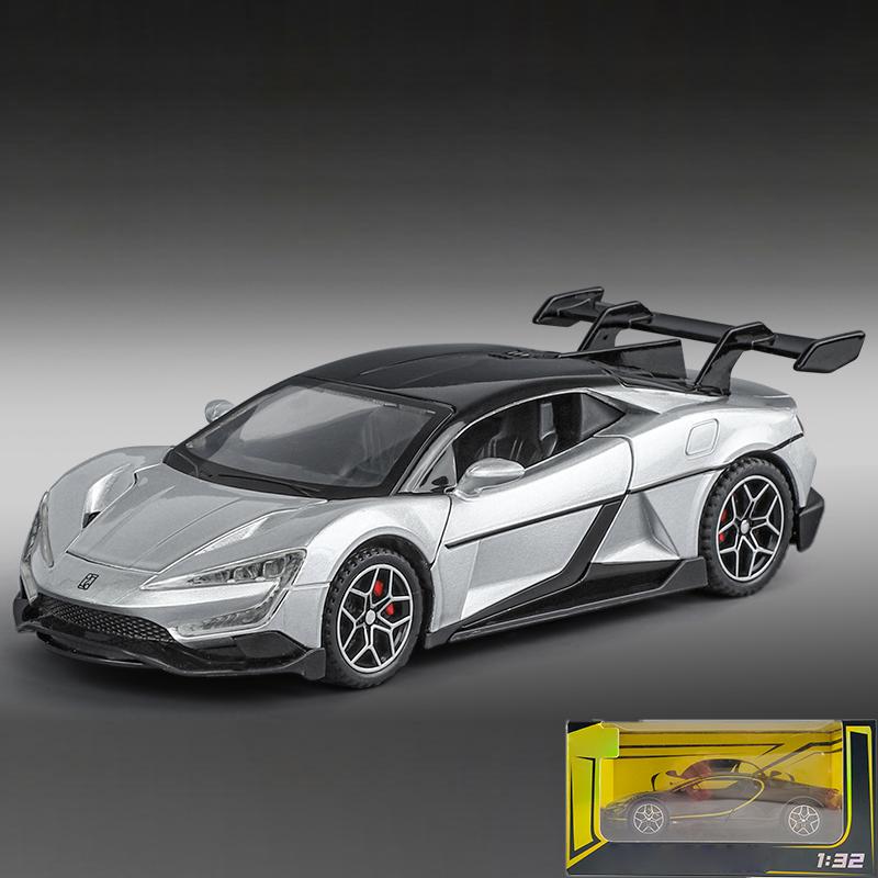 1/32 Scale BYD Look Up U9 Pure Electric Performance Supercar Alloy Diecast Model Car Car Central Control Display Ornaments Decorations