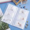 84Gird Transparent Anti-oxidation Jewelry Storage Albums Desktop Drawer Organizer Necklace Bracelet Ring Book Holder Jewelry Bag