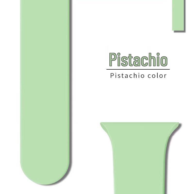 Apple Classic Solid Silicone Strap for iWatch 9/Ultra – Durable Solid Color Band