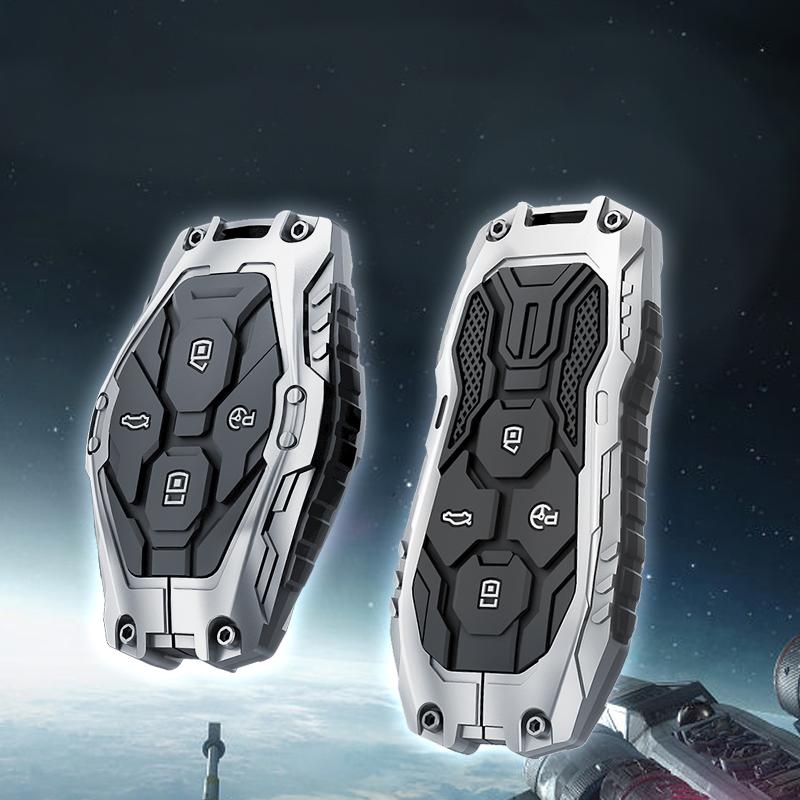 Galvanized Alloy Silicone splicing Car Key Cover Case For Xpeng Xiaopeng p7 p7i p5 g3 g3i g9 g6 22-23 Car Accessorie