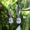 New Water Drop Pear Shaped Zircon Earrings For Women, High End, Personalized, Original Design, Short And Elegant Accessories