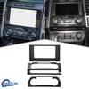 Central Console Control GPS Volume Panel Cover Trim For Ford F150 2015- ABS